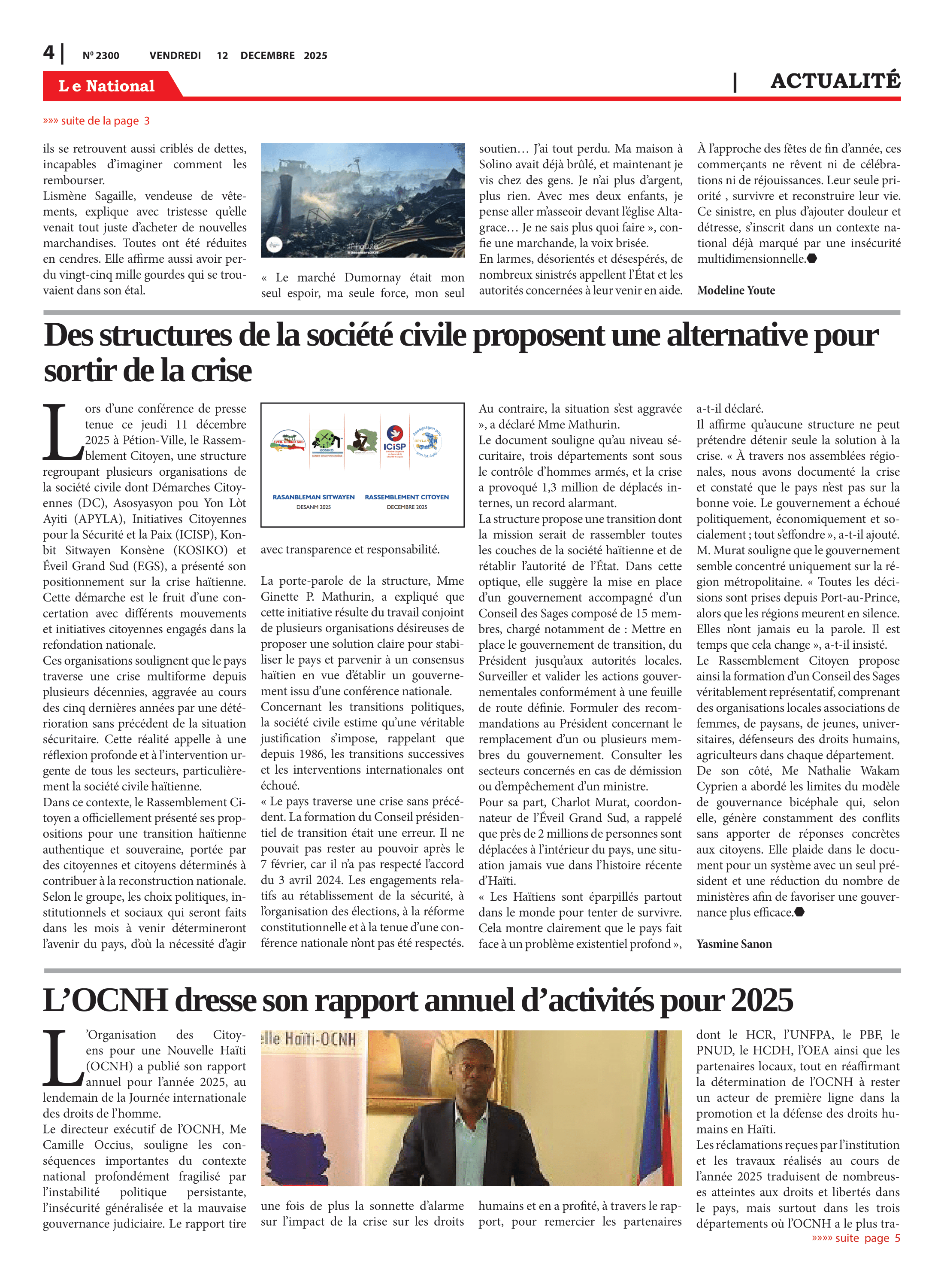 Page 4 de l'édition 2300